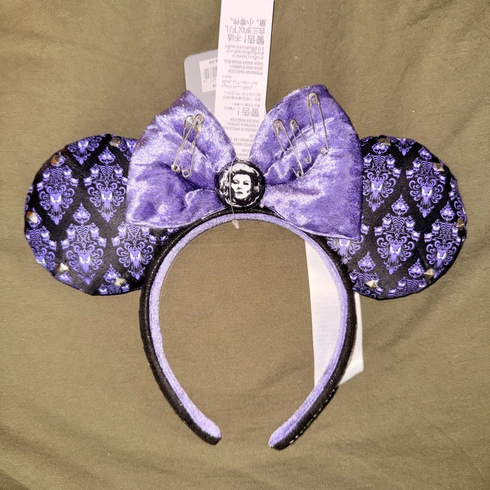 Disney Purple Haunted Mansion Mouse Ears Headband